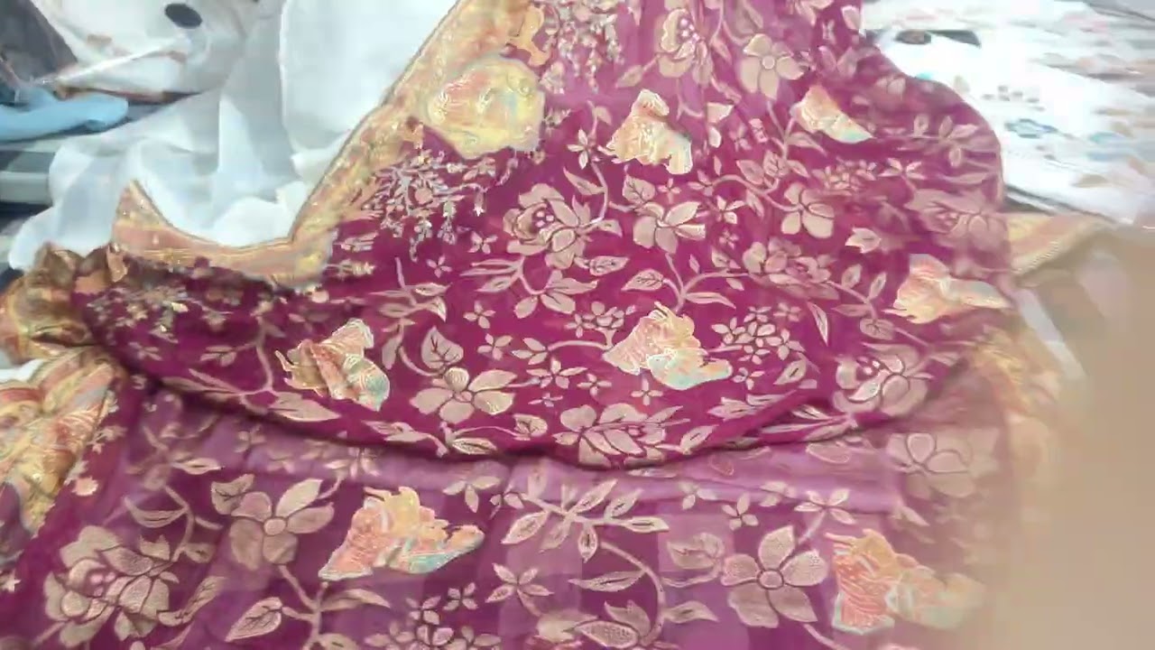 Organza ke party wear best quality suit 😃(8307829452)