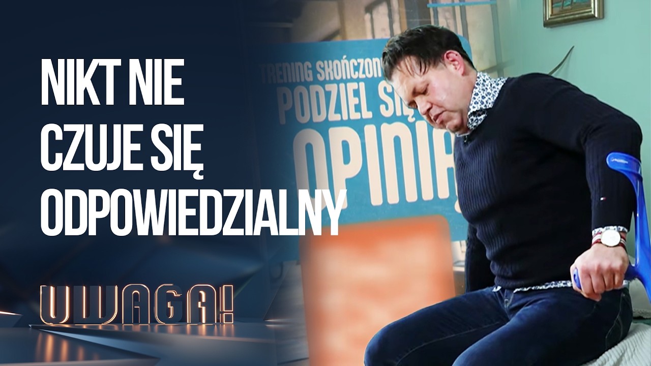Groźny wypadek w siłowni, za który nikt nie czuje się odpowiedzialny | UWAGA! TVN