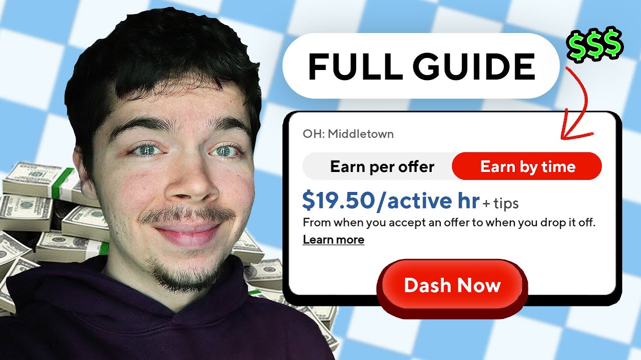 Полное руководство по использованию функции «Earn By Time» от DoorDash
