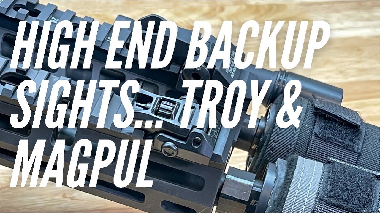 Высококачественные резервные прицелы...Troy & Magpul
