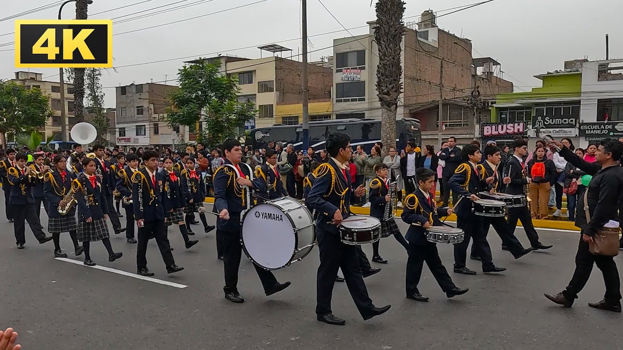 【4K】DESFILE CIVICO ESCOLAR LOS OLIVOS #1 | LIMA PERÚ 2025