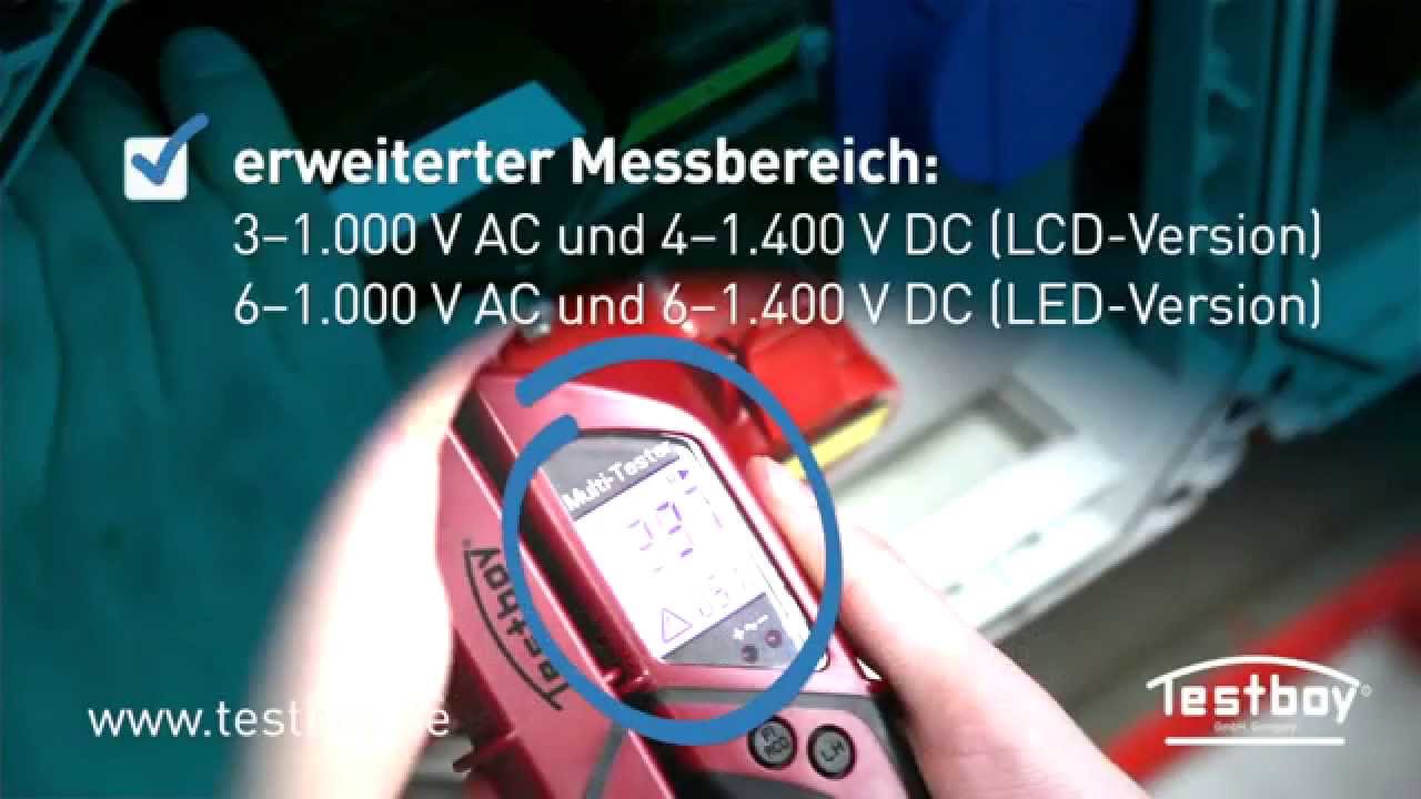 Testboy Profi Plus III LED LCD de