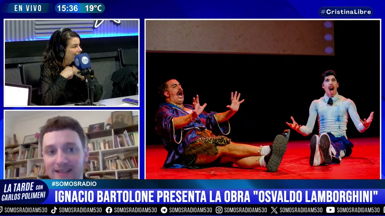 La OBRA "OSVALDO LAMBORGHINI": IGNACIO BARTOLONE en LA TARDE CON CARLOS POLIMENI - AM 530