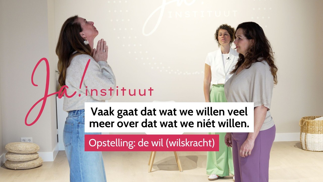 Je wil zó graag.. En toch lukt het niet - Opstelling | JA! Instituut