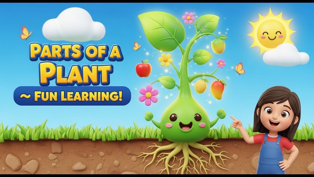 Learn the Plant Parts with me | Parts of the Plant | Fun | Fun Learning