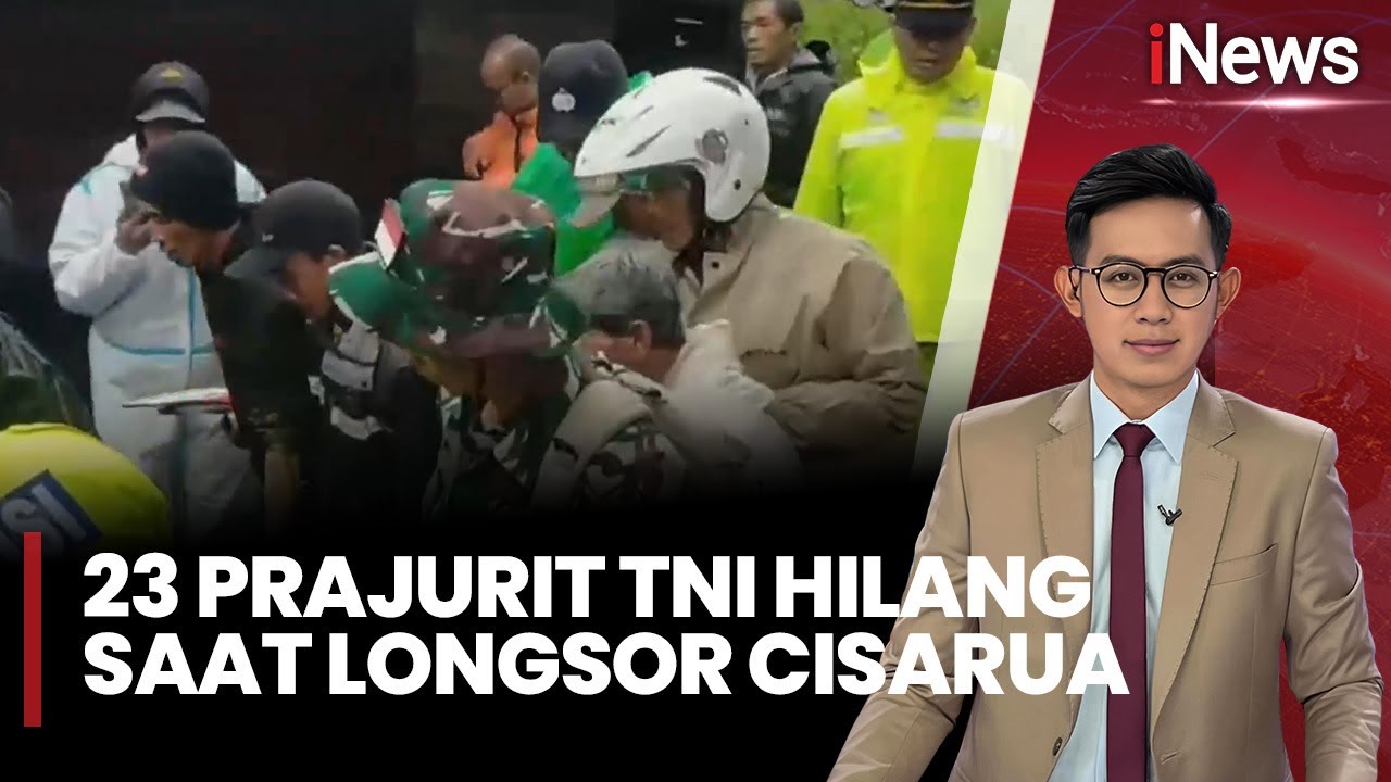 Puluhan Prajurit TNI Diduga Tertimbun Longsor di Cisarua Bandung Barat |iNews Pagi (26/01)