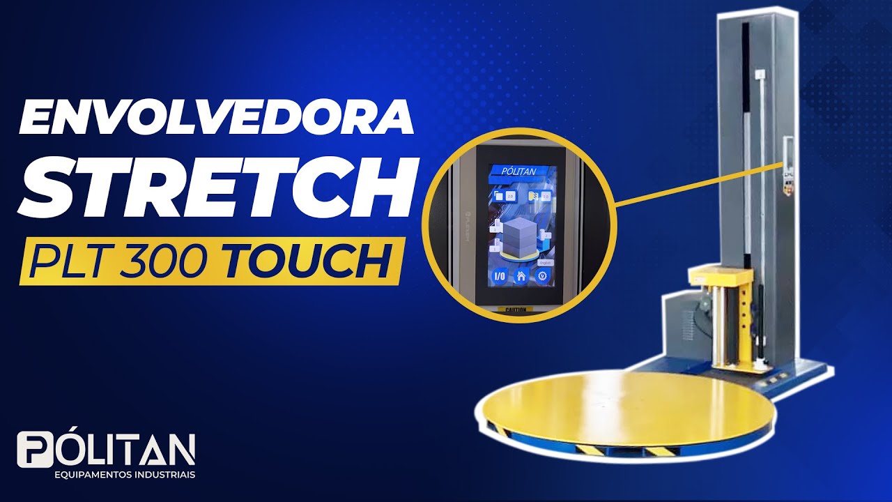 Envolvedora de Filme Stretch PLT 300 TOUCH
