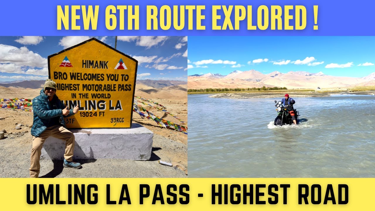 Ep 08 - Hanle to Umling La Pass New Shortcut Route | Nurbula Top Chisumle Umlingla Road Conditions