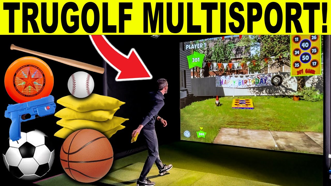 ЛУЧШЕЕ ДОПОЛНЕНИЕ ДЛЯ ГОЛЬФ-СИМУЛЯТОРА! TruGolf Multisport Arcade! (ПОЛНЫЙ ОБЗОР)