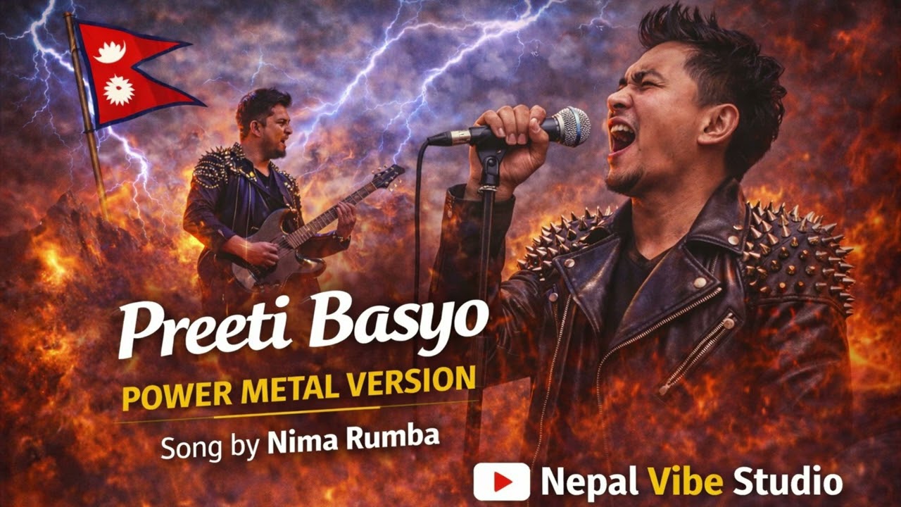 Preeti Basyo – POWER METAL VERSION | Nima Rumba | Nepal Vibe Studio