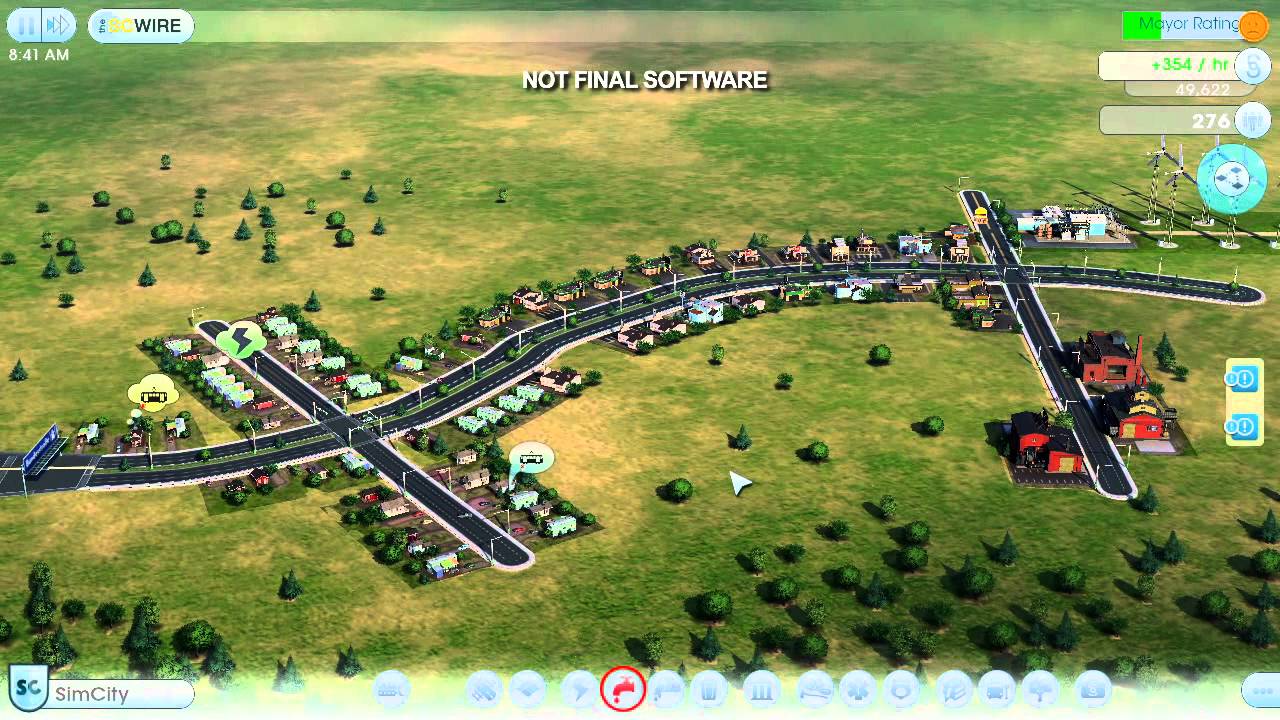 Видеоролик со стратегией игрового процесса: создание города (SimCity выйдет 5 марта 2013 г.)