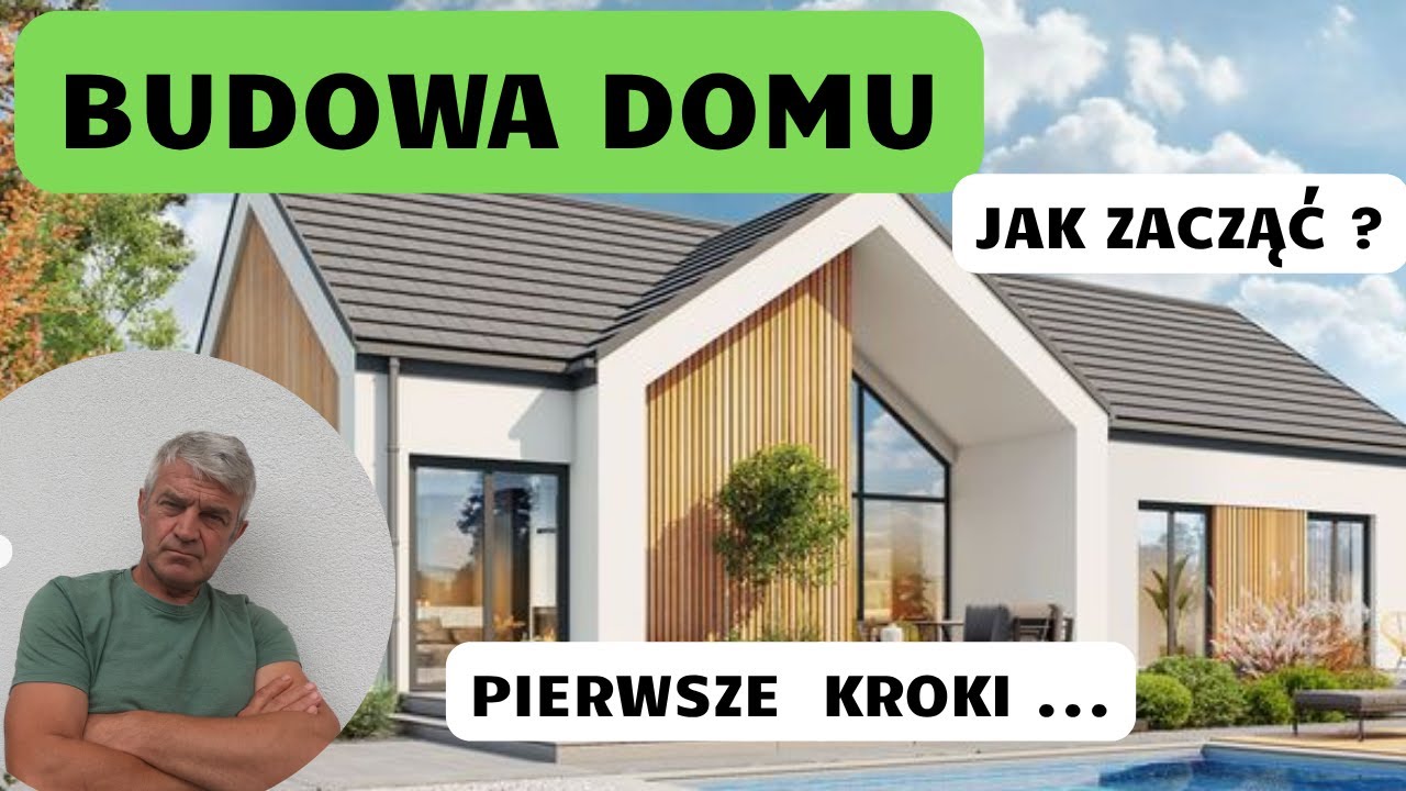 Budowa domu - od czego zacząć?  Działka, projekt, woda, prąd...