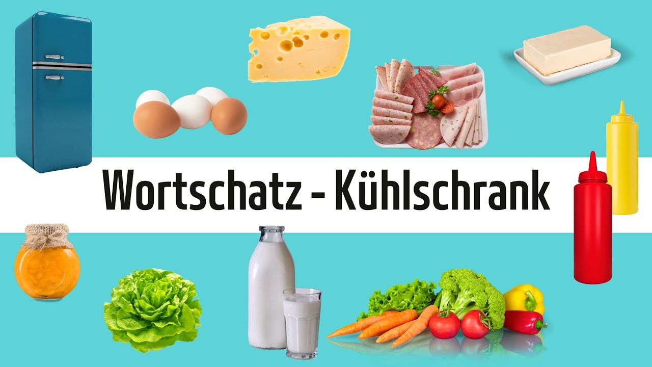 Deutsch lernen: Wortschatz Kühlschrank