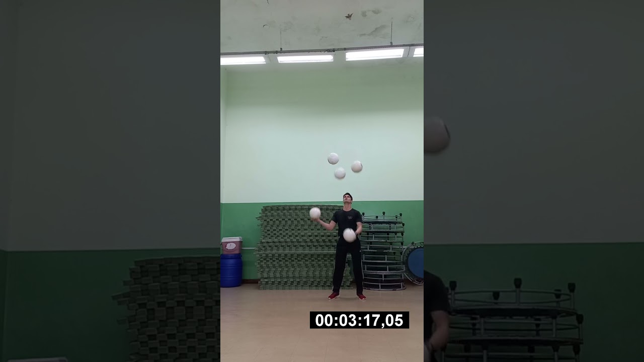 Novo Recorde Mundial - Malabares com 5 bolas por seis minutos