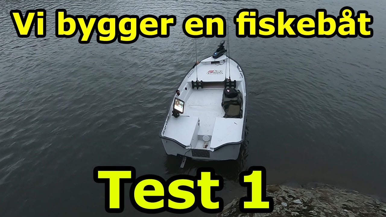 Vi bygger en fiskebåt (Crescent 425) - Jungfrutur med abborrfiske!