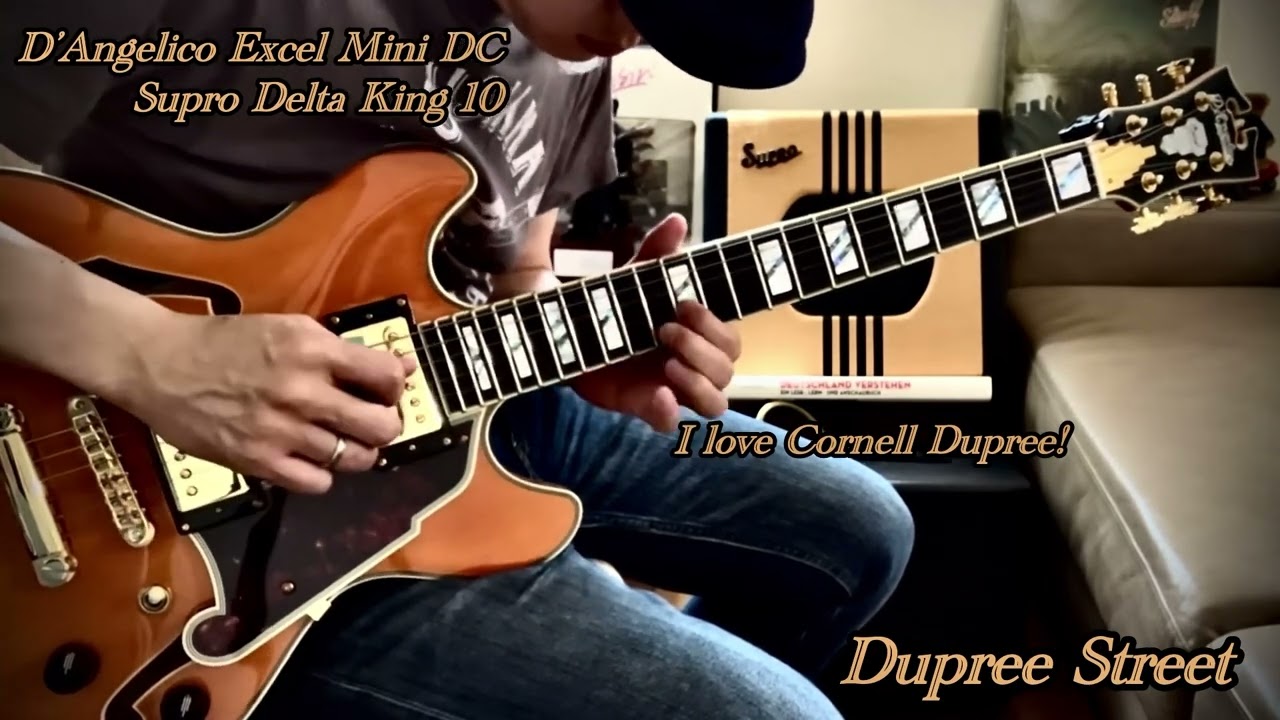 Dupree Street, Soul guitar trio, D’Angelico Excel Mini DC, Supro Delta King 10
