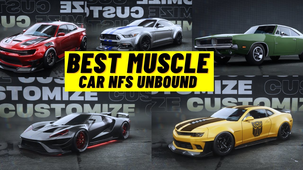 Best 6 Muscle Cars to Build PVP in NFS Unbound in Volume 9