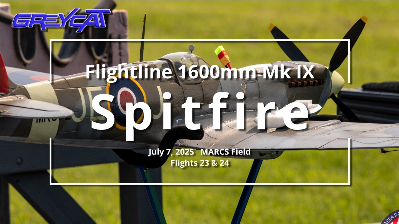 Spitfire Mk IX - Flightline - Wing mounted Runcams - Flights 23 & 24