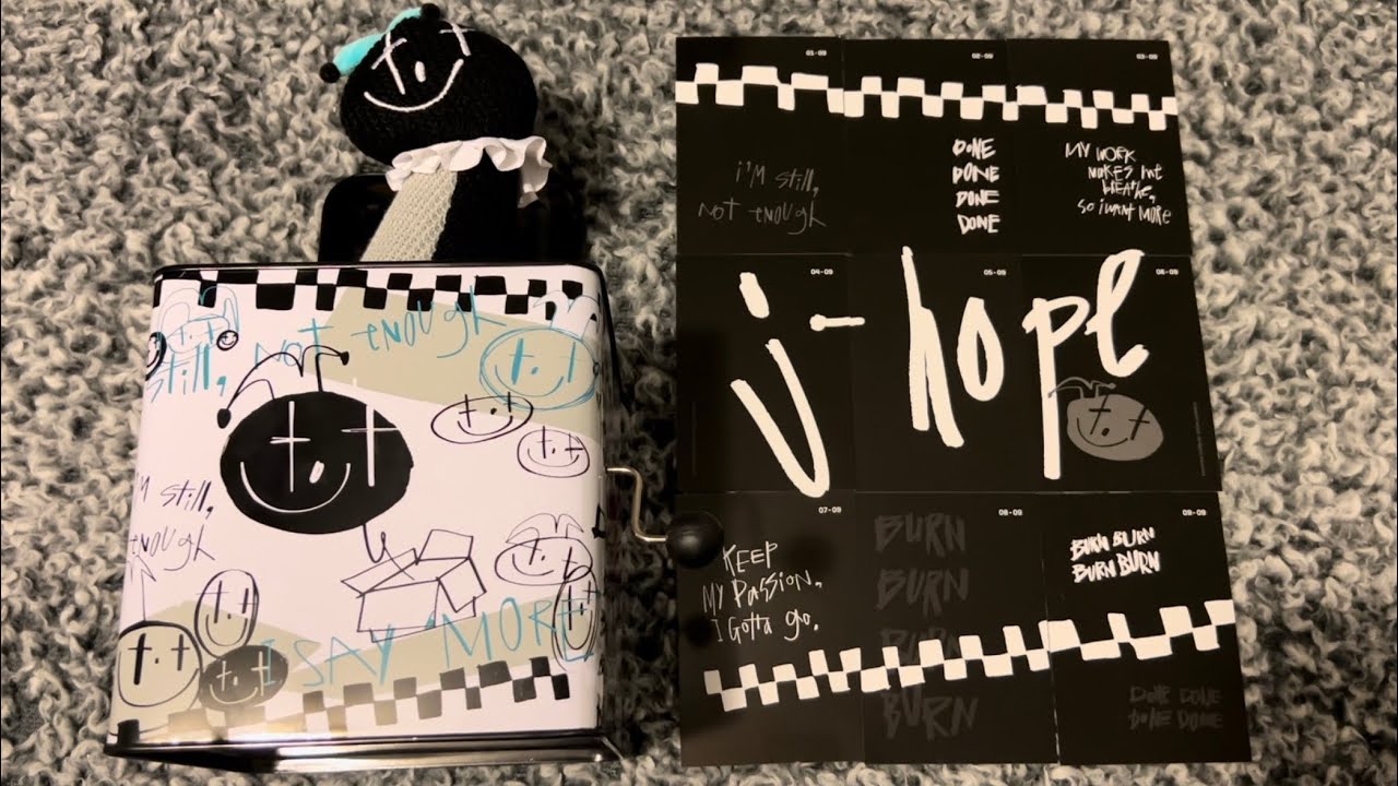 unboxing hope in the box | the most unique merch item I have