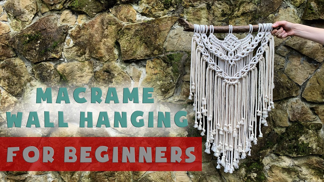 DIY Boho Macrame Wall Hanging for Beginners