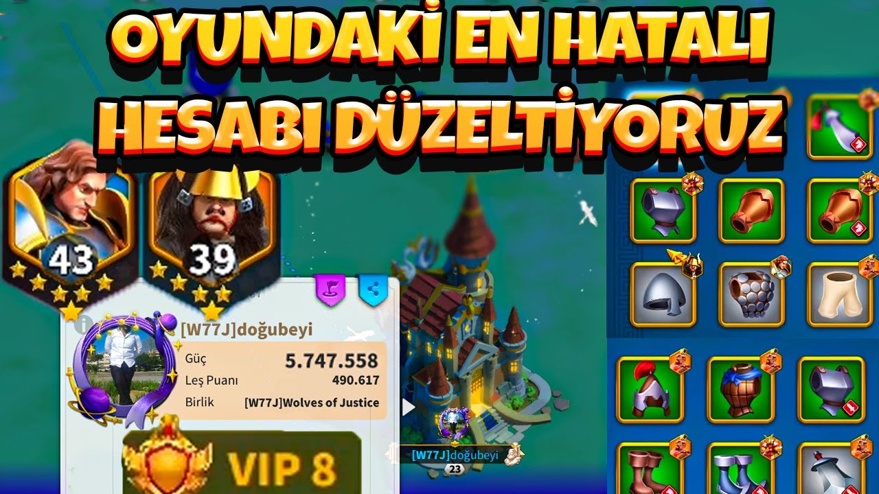 Oyunun En Hatalı Hesabını Düzeltiyoruz - Rise of Kingdoms