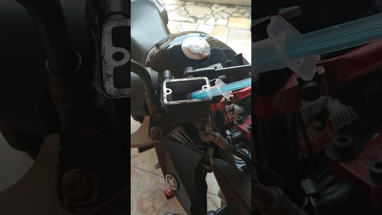 Troca Fluído de Freio. Yamaha Fazer 150.