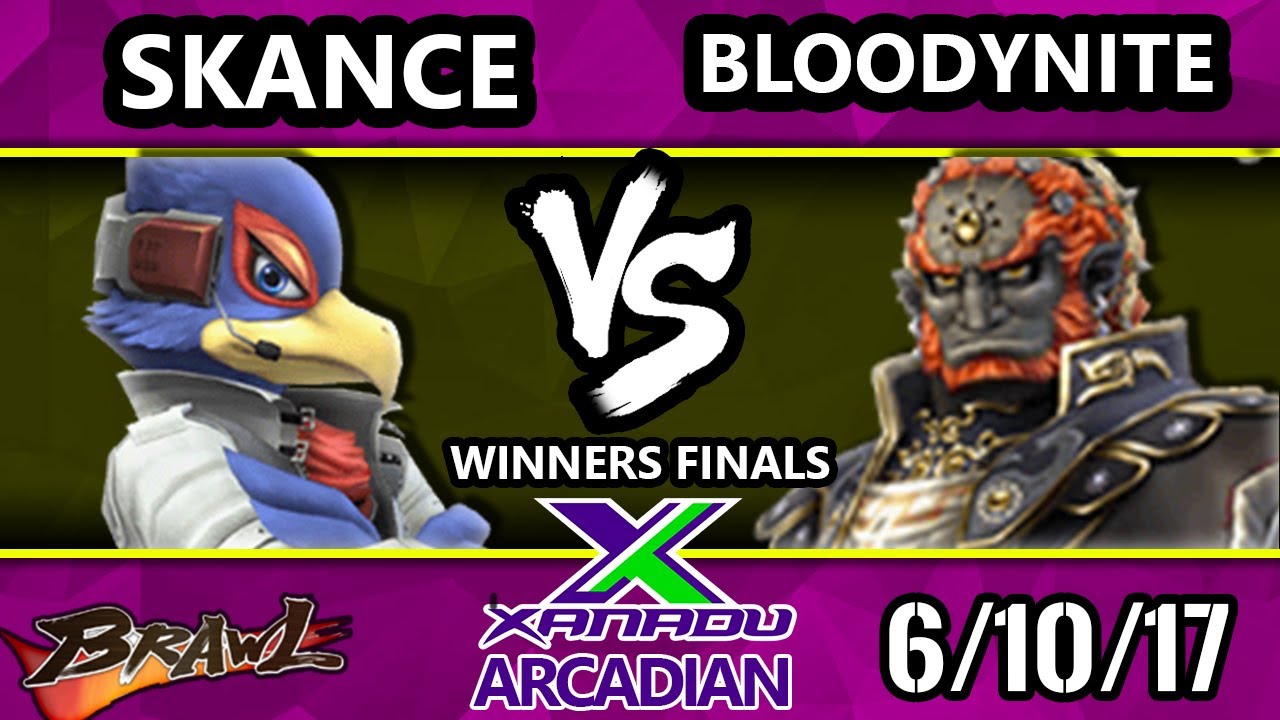 Brawl - Skance (Falco) Vs. Bloodynite (Ganondorf) Spring Arcadian Winners Finals