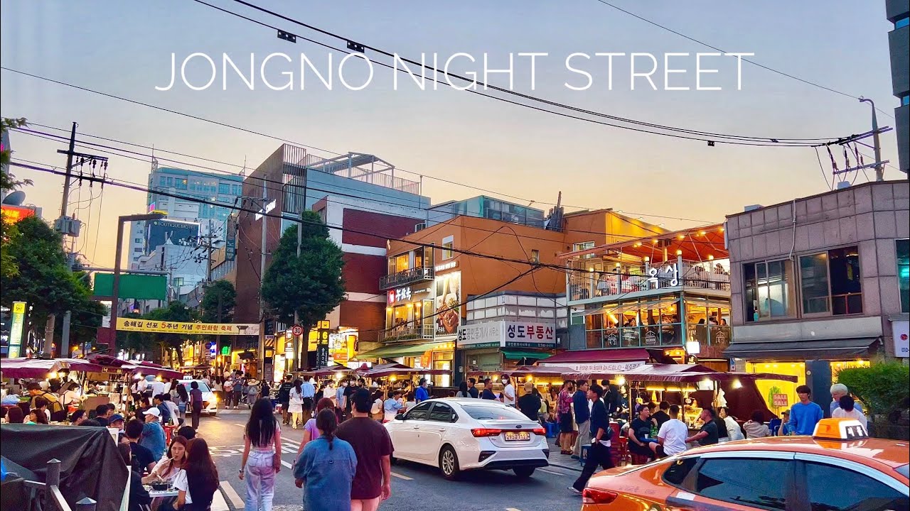 [4K SEOUL] 종로의 주말 밤 풍경 | Weekend Night Street Walk in Jongno, Seoul, South Korea | 익선동,인사동, 광화문