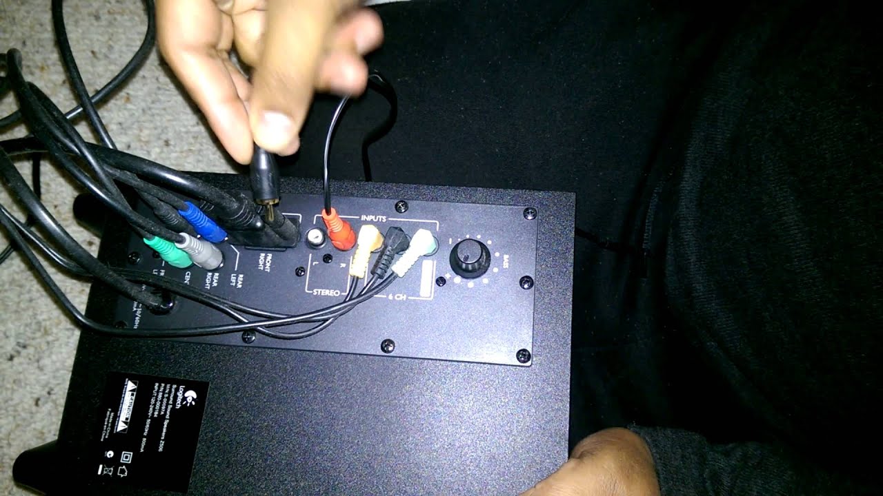 How to connect Logitech speakers to LED or LCD TV
