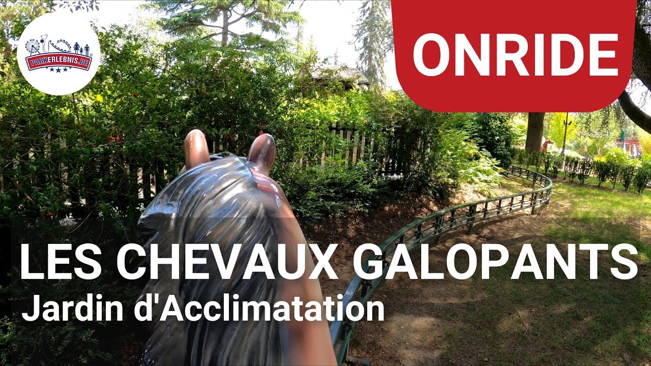 Les Chevaux Galopants - Onride POV - Jardin d'Acclimatation | Pferdereitbahn