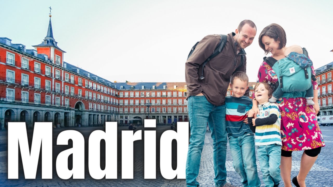 4 Days in Madrid on Economy Light | Family of 5 Ultralight Minimalist Traveling with kids and baby!