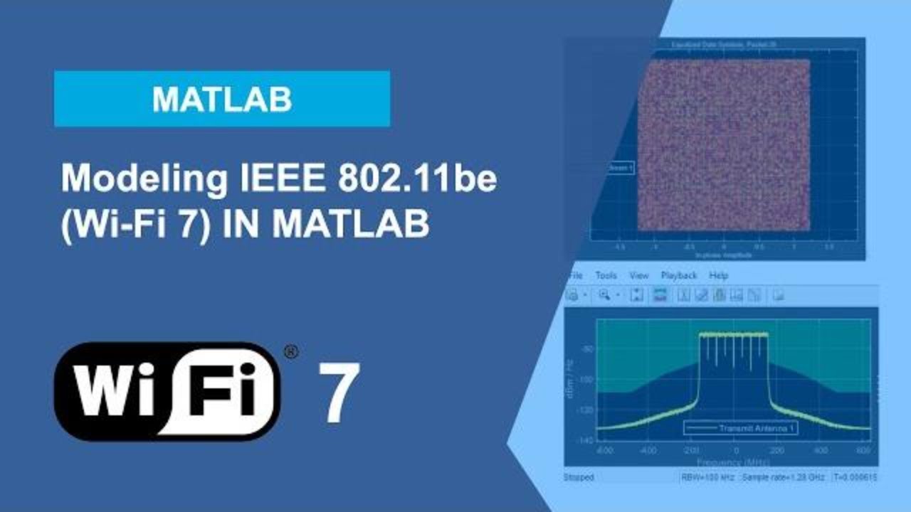Modeling IEEE 802.11be (Wi-Fi 7) in MATLAB