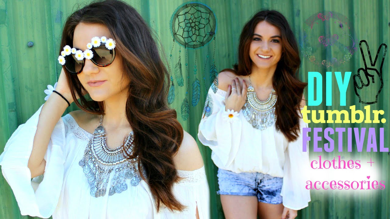 Diy Tumblr Inspired FESTIVAL Clothes + Accessories