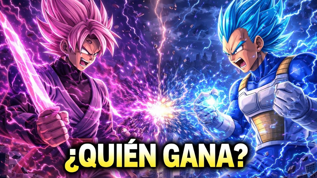 👉 GOKU BLACK ROSÉ vs VEGETA BLUE 🔥⚔️ ¿QUIÉN GANA?