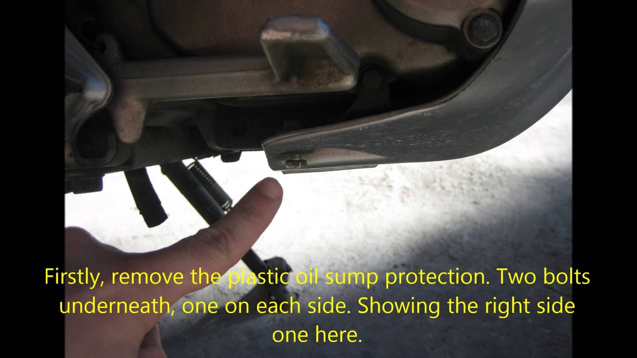 Honda AX-1 250 and NX250 engine oil change