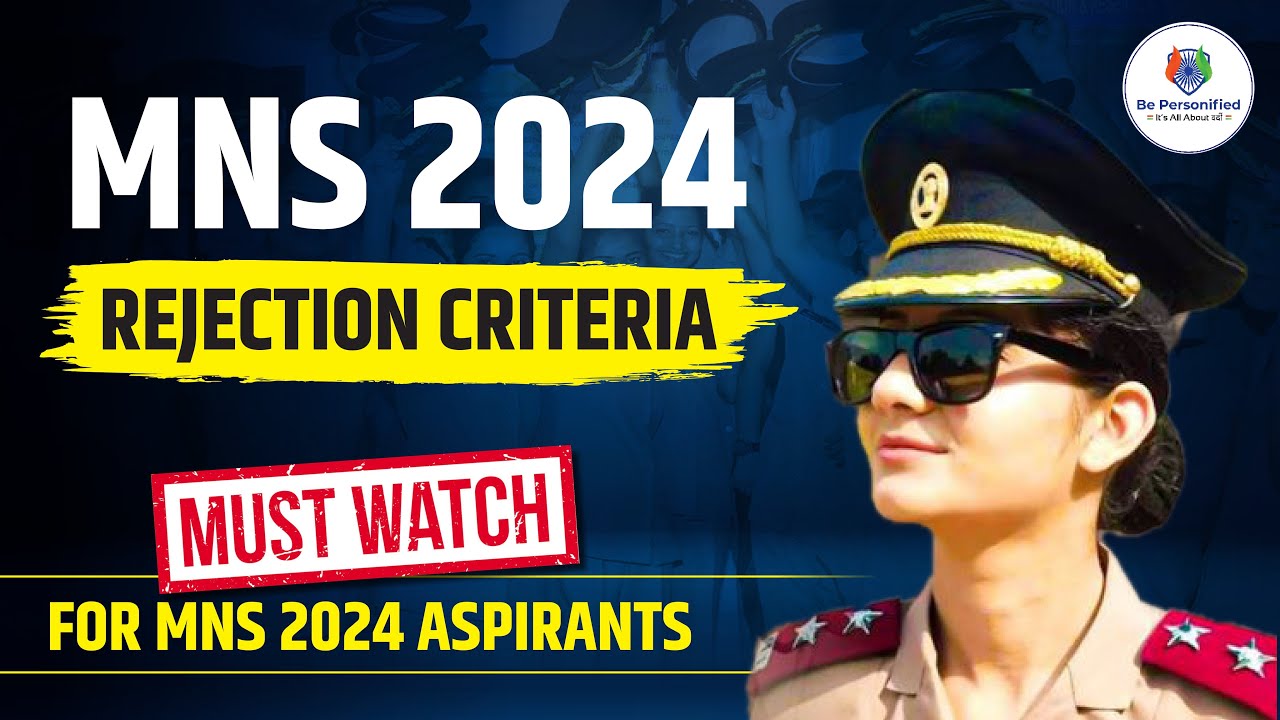 MNS 2024 Rejection Criteria | Medical Rejection | PAT Rejection |  Best MNS Coaching