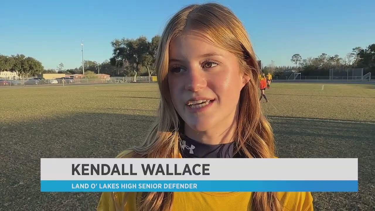 Land O' Lakes High girls soccer coach Vicky King. Video courtesy of Spectrum Bay News 9