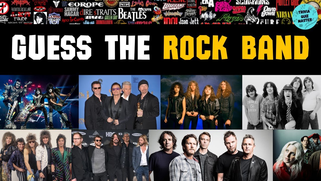 Guess the ROCK BAND by the picture 🤘🎸 | Trivia/Quiz/Challenge