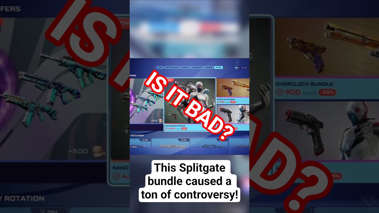 This Splitgate Bundle caused a ton of controversy...