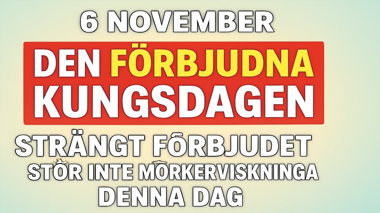 Gustav Adolfsdagen: Kungens Ande, M&ouml;rkrets Viskningar & F&ouml;rbjudna Handlingar