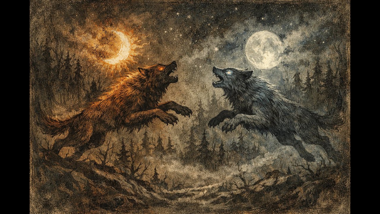 Sköll and Hati (Сколль и Хати) | Anxious Nordic(rus.) Folk | Nordic Mythology Soundtrack