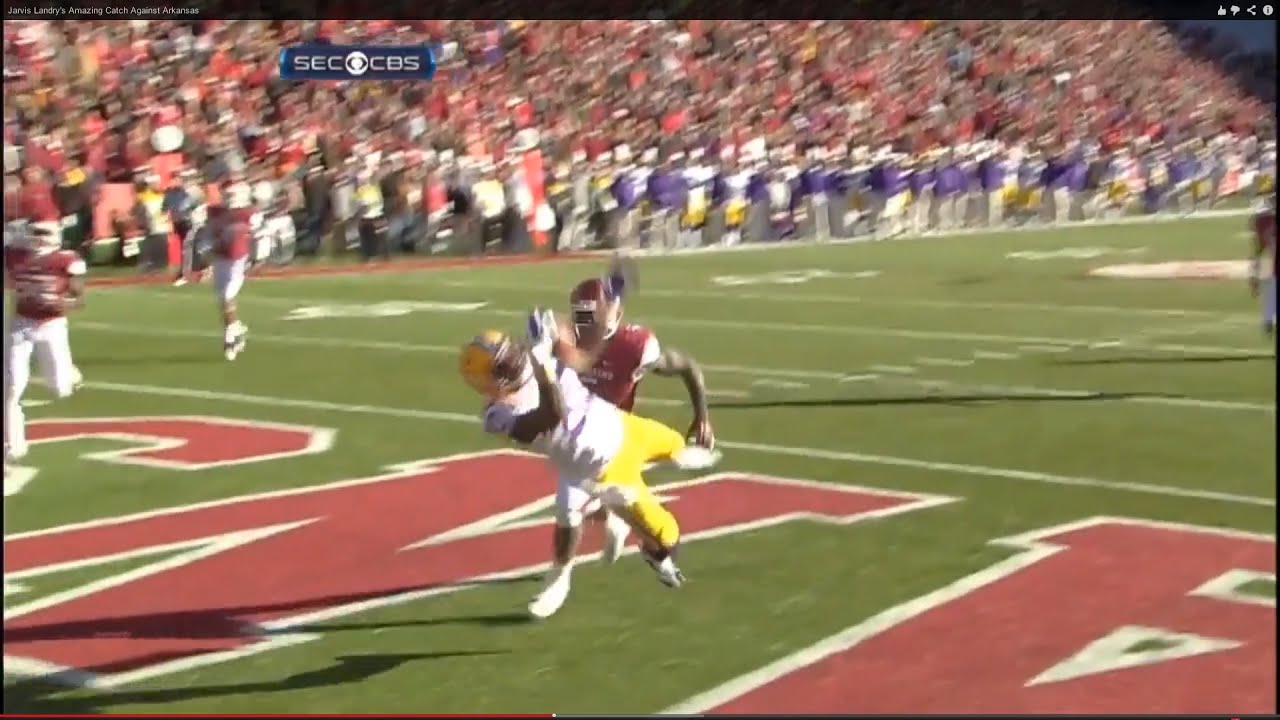 Jarvis Landry's Amazing Catch Against Arkansas