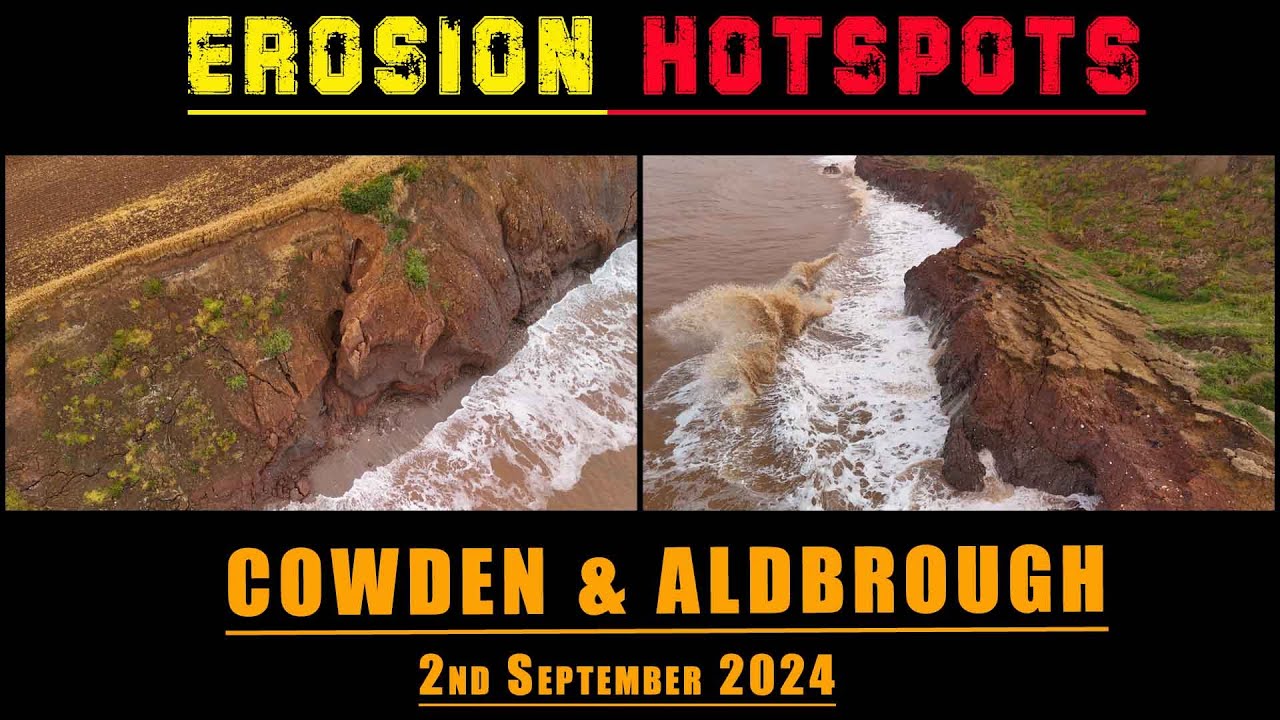 Looking for Erosion Hotspots on the East Yorkshire coast #environmentalawareness