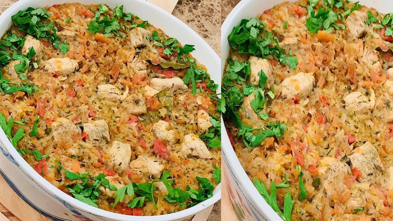 طريقة عمل طاجن لسان عصفور بالدجاج | العزومة مع الشيف فاطمة أبو حاتي