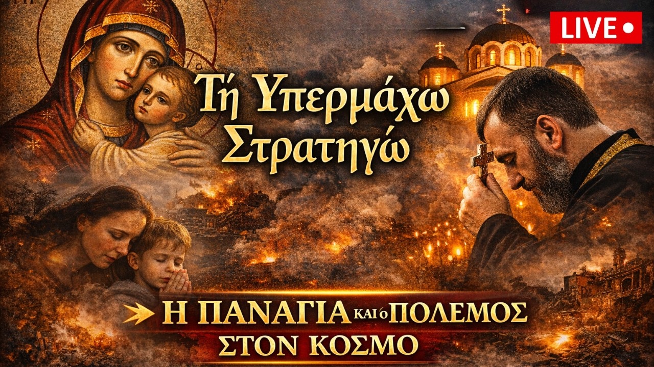 🔴 LIVE Κήρυγμα: Τῇ Υπερμάχῳ Στρατηγῷ – Συγκλονιστικό Ορθόδοξο Κήρυγμα για την Παναγία