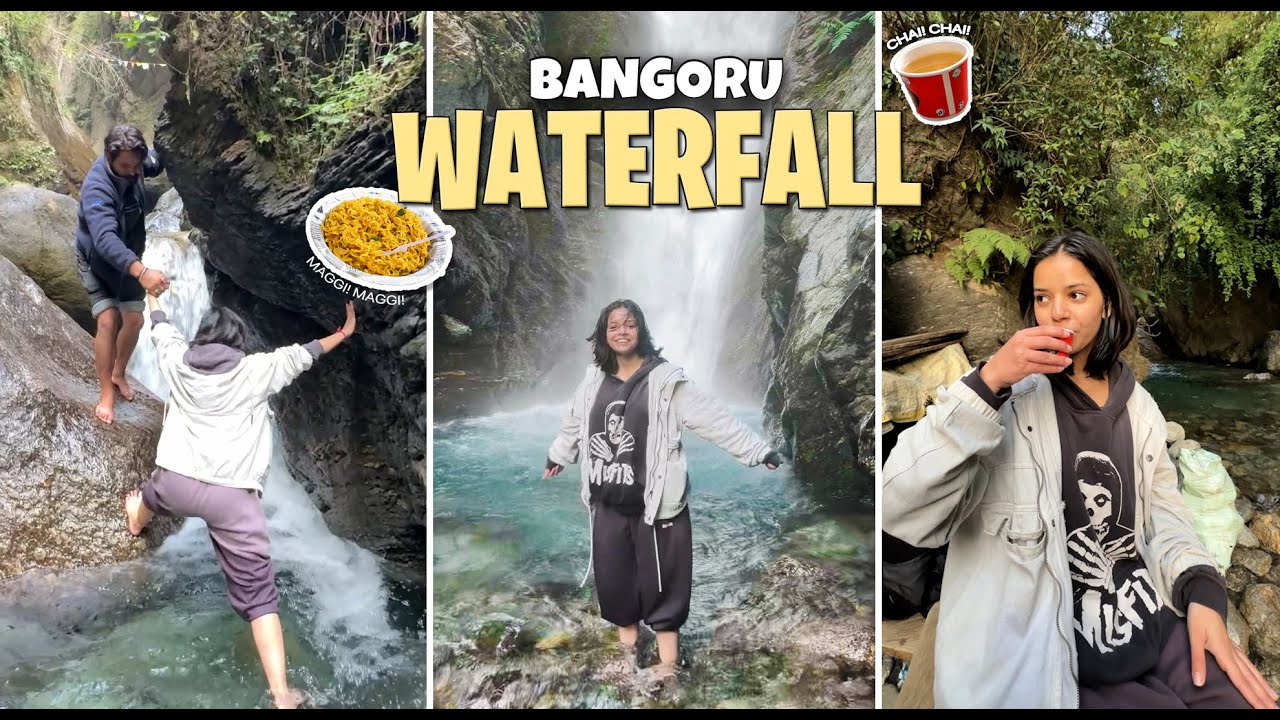 Hidden Waterfall Trek 😱 in Bir Billing | Bangoru 🏔️| Part - 5 | Vlog