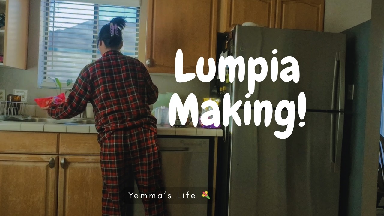 Life as housewife: Making LUMPIA for my husband’s potluck, healthy SMOOTHIE!⋆˙⟡♡ | YemmasLife