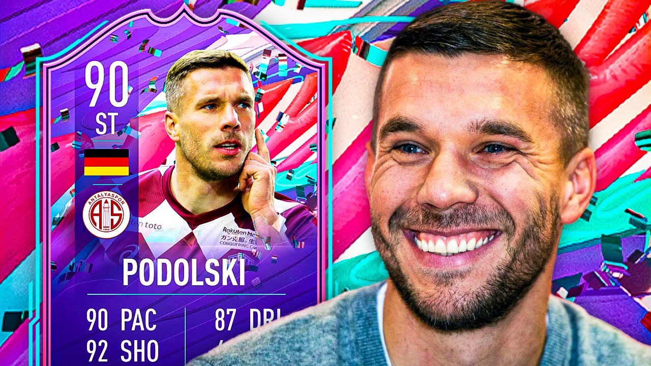 PRINZ POLDI! 🤴 90 FUT BIRTHDAY PODOLSKI PLAYER REVIEW! - FIFA 21 Ultimate Team
