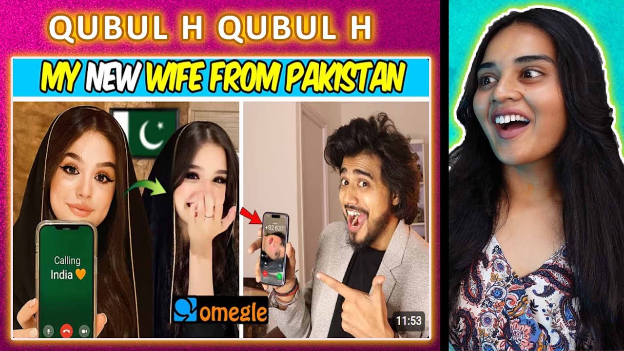My New Wife From Pakistan | Pakistan Vs India | Omegle India | @Adrishyaa  | Neha M.