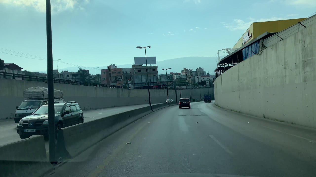 Hop-On for a Drive from (Beirut, Damour highway Road), Lebanon